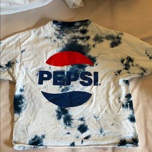 A Pepsi size medium crop top shirt